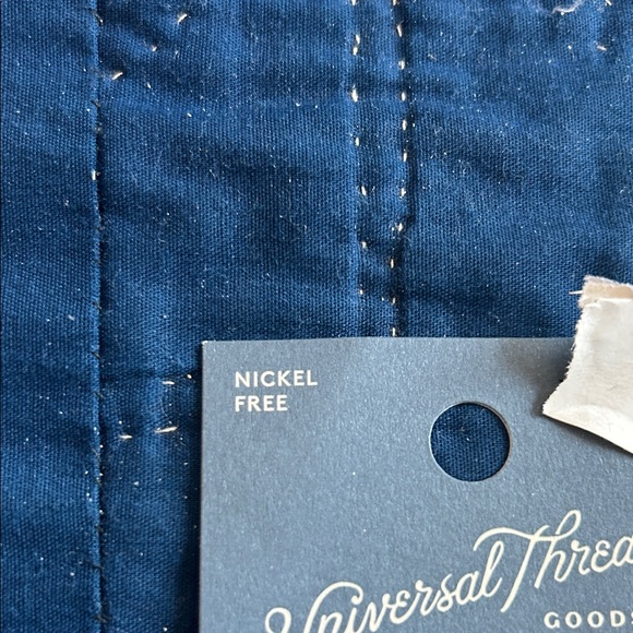 Universal Thread Textured Gold Hoop Earrings - Picture 3 of 4